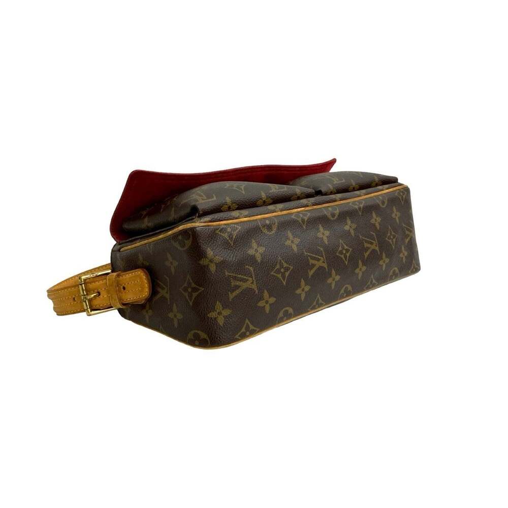 LOUIS VUITTON Authentic Brown Monogram Leather Shoulder Bag - Picture 7 of 10